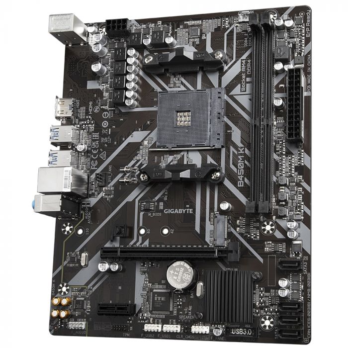Материнська плата GIGABYTE B450M_K sAM4 b450 2xDDR4 HDMI mATX