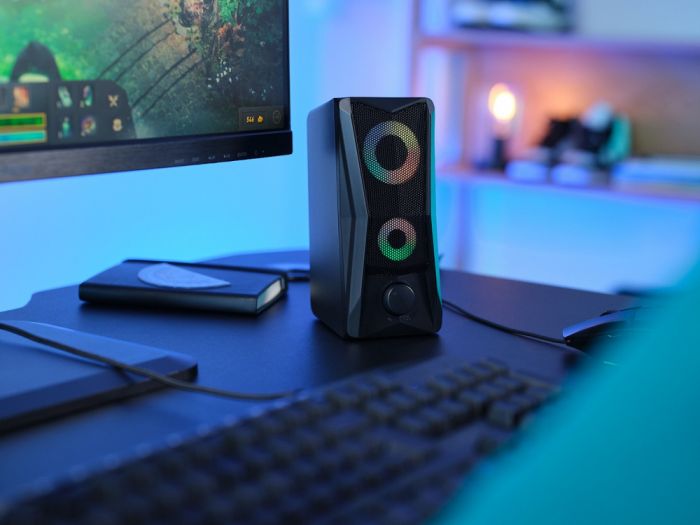 Акустична система Trust GXT 606 Javv 2.0, USB/AUX, RGB, чорний