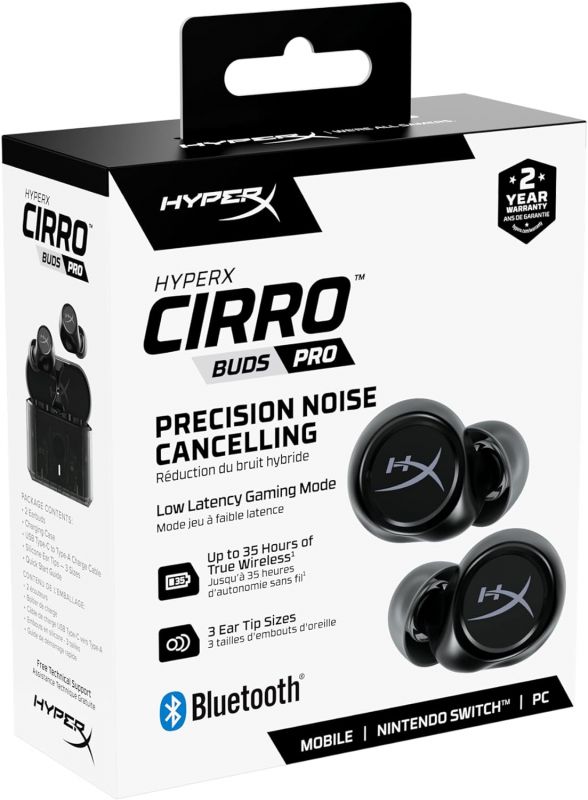 Гарнітура HyperX Cirro Buds Pro TWS WL USB-A Black