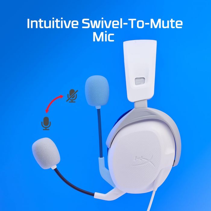 Гарнітура HyperX Cloud Stinger 2 PS4/PS5, mini-jack, біло-синій