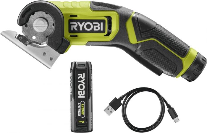 Різак Ryobi RCT4-120G акумуляторний, 4В USBLIthium, АКБ 1х2Аг