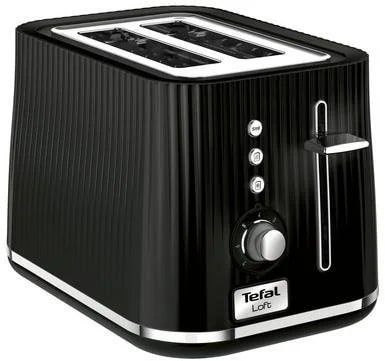 Тостер Tefal Loft 850Вт, розморожування, пластик, чорний