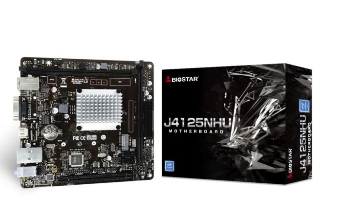 Материнська плата Biostar J4125NHU Intel J4125 2xDDR4 HDMI D-Sub mATX