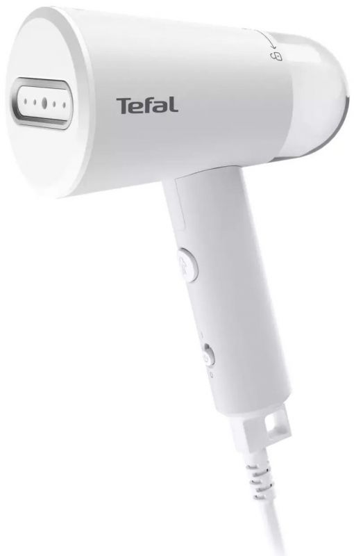 Відпарювач Tefal компактний, 1200Вт, 70мл, постійна пара - 20гр, пластик підошв., білий