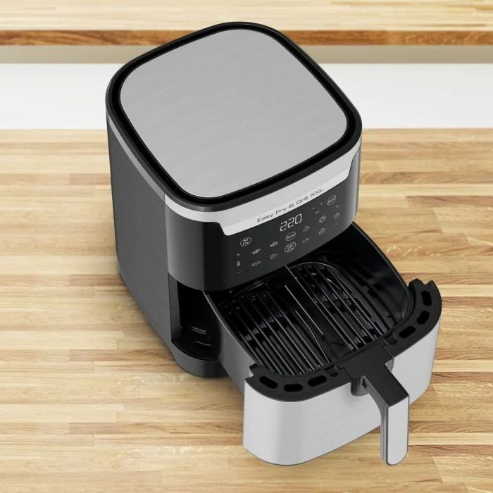Мультипіч Tefal EasyFry&Grill XXL, 1830Вт, чаша-6.5л, сенсорне керув., 8 програм, пластик, черно-сірий