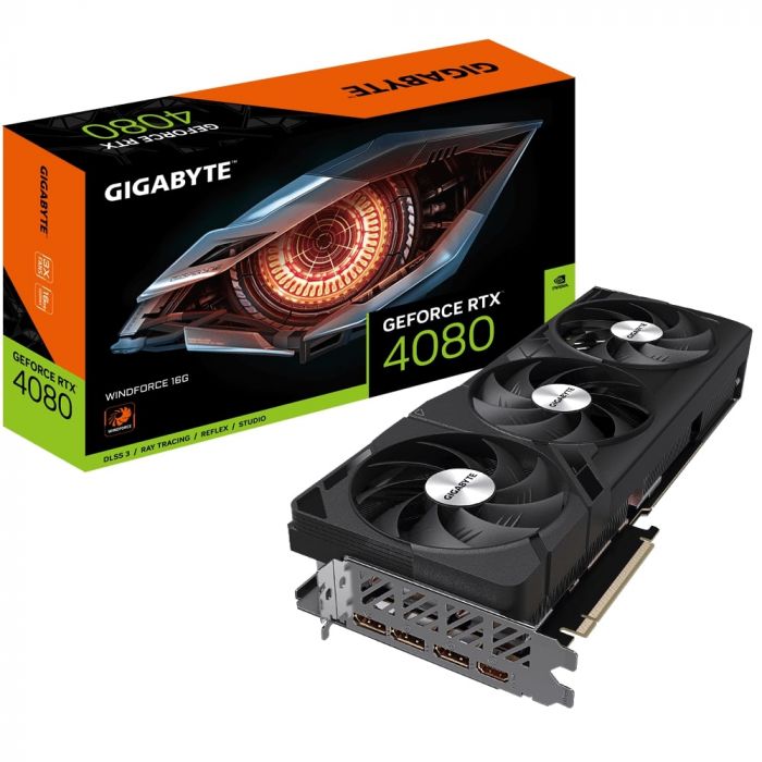 Відеокарта GIGABYTE GeForce RTX 4080 16GB GDDR6X WINDFORCE
