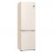 Холодильник LG з нижн. мороз., 186x60х68, холод.відд.-234л, мороз.відд.-107л, 2дв., А+, NF, інв., диспл внутр., зона св-ті, бежевий