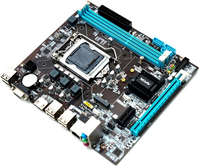 Материнська плата AFOX IH61-MA2 s1155 H61 2xDDR3 HDMI D-Sub mATX