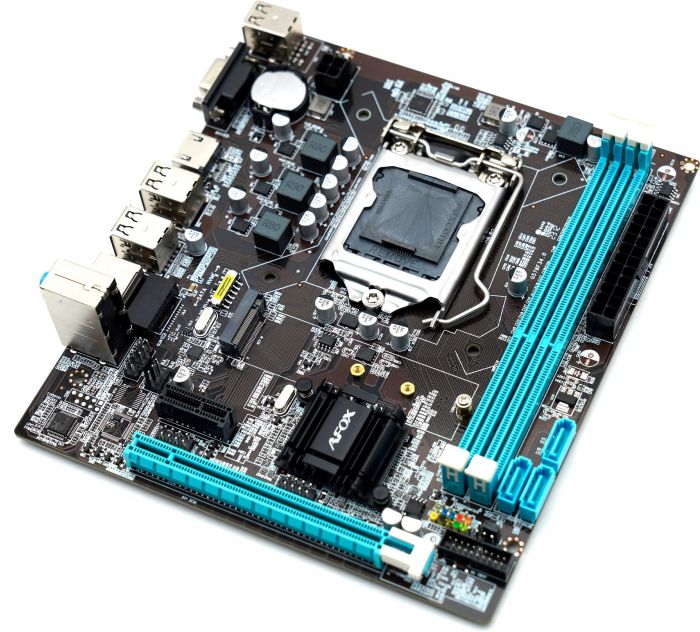 Материнська плата AFOX IH61-MA2 s1155 H61 2xDDR3 HDMI D-Sub mATX
