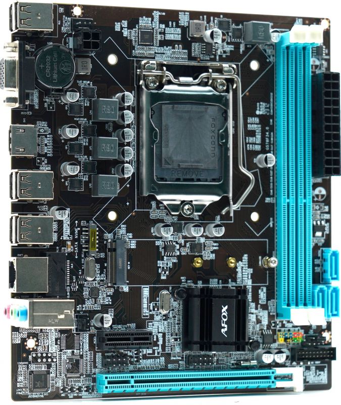 Материнська плата AFOX IH61-MA2 s1155 H61 2xDDR3 HDMI D-Sub mATX