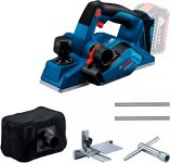 Рубанок акумуляторний Bosch GHO 185-LI, 18В, 82мм, стругання до 2.6мм, паз до 9мм, без АКБ та ЗП