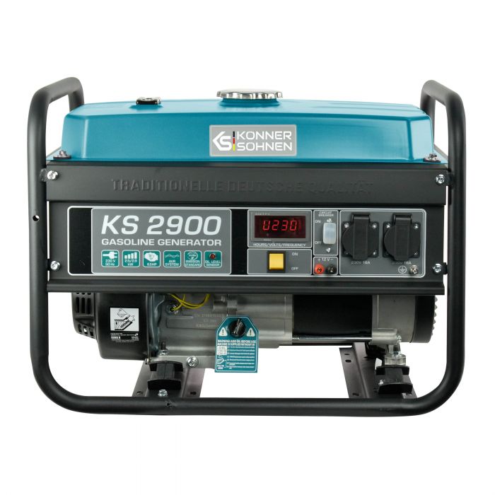 Генератор бензиновий Konner&Sohnen KS 2900, 230В, 2.9кВт, ручний стартер, 41.5кг
