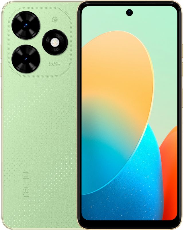 Смартфон TECNO Spark Go 2024 (BG6) 6.56" 4/64ГБ, 2SIM, 5000мА•год, Magic Skin Green