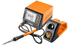 Паяльна станція Neo Tools SL1, 60Вт, 180-450 °С, РК-дисплей, ESD захист, автоматичне відключення