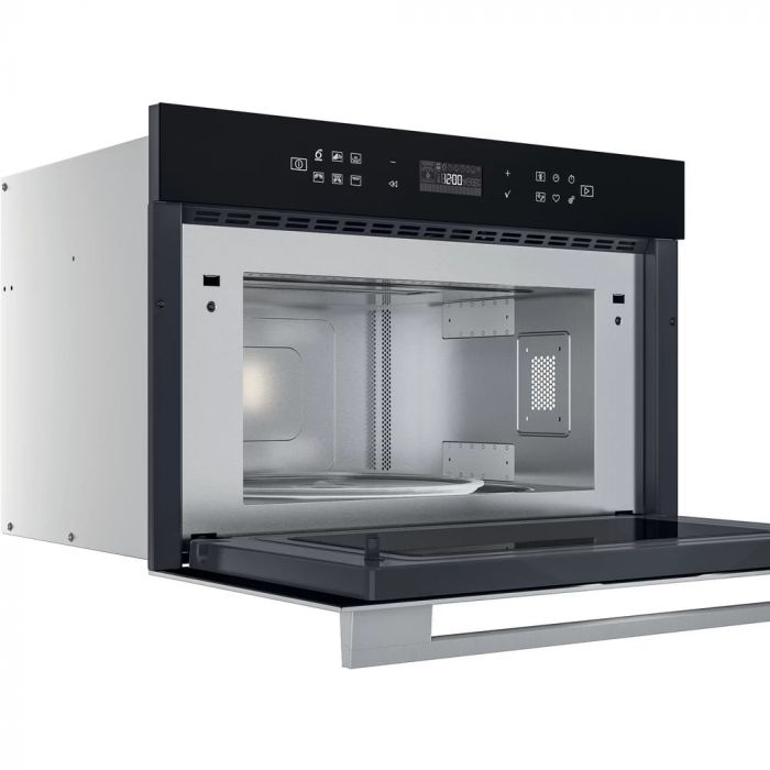 Мікрохвильова піч Whirlpool вбудовувана, 31л, електронне упр., 1000Вт, гриль, дисплей, нерж