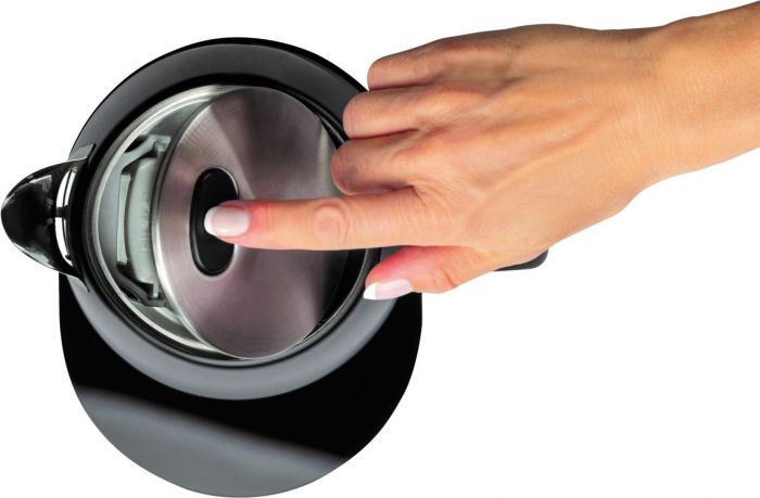 Електрочайник Gorenje 1.7л, подвійні стінки, LED дисплей, Strix контроль, чорний