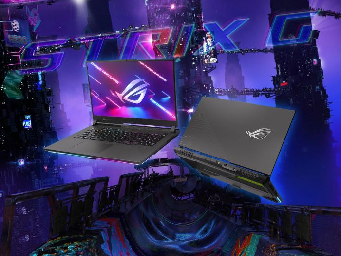 Ноутбук ASUS ROG Strix G17 G713PV-LL068 17.3" WQHD IPS, AMD R9-7845HX, 16GB, F1TB, NVD4060-8, NoOS, Сірий