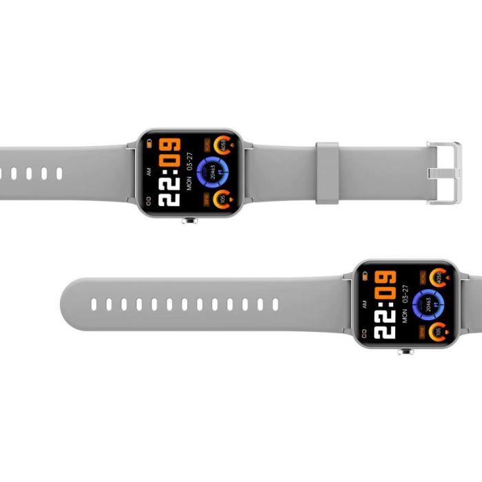 Смарт-годинник Blackview R30 44мм, 1.83", 240x284, TFT, BT 5.0, 384КБ, сірий