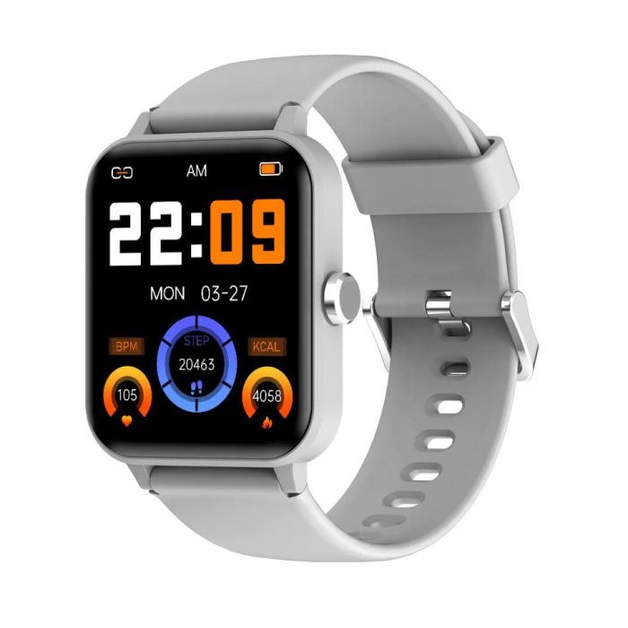 Смарт-годинник Blackview R30 44мм, 1.83", 240x284, TFT, BT 5.0, 384КБ, сірий
