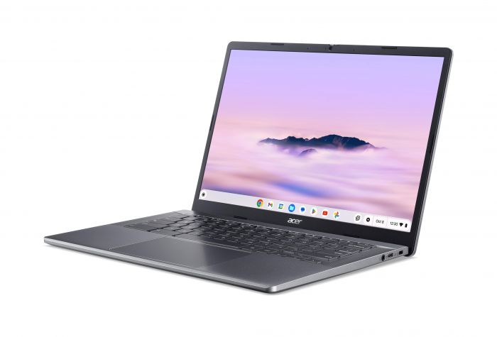 Ноутбук Acer Chromebook Plus CB514-3HT 14" WUXGA IPS Touch, AMD R3-7320C, 8GB, F512GB, UMA, ChromeOS, сірий