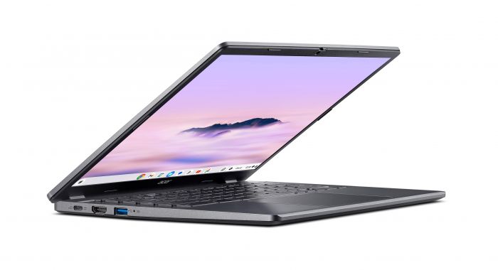Ноутбук Acer Chromebook Plus CB514-3HT 14" WUXGA IPS Touch, AMD R3-7320C, 8GB, F512GB, UMA, ChromeOS, сірий
