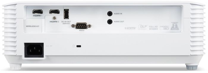 Проєктор домашнього кінотеатру Acer H6546Ki FHD, 5200 lm, 1.48-1.62, WiFi