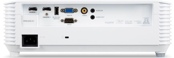 Проєктор домашнього кінотеатру Acer H6541BDK FHD, 4000 lm, 1.5-1.66