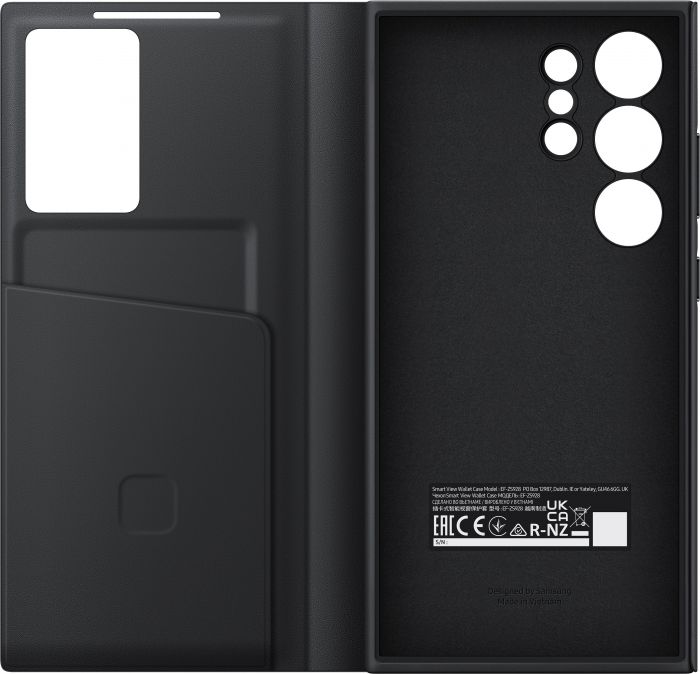 Чохол Samsung для Galaxy S24 Ultra (S928), Smart View Wallet Case, чорний