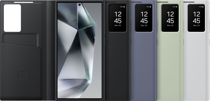 Чохол Samsung для Galaxy S24 Ultra (S928), Smart View Wallet Case, зелений світлий