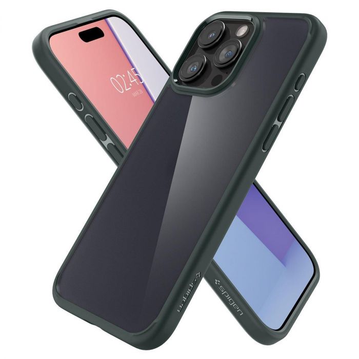 Чохол Spigen для iPhone 15 Pro Max, Ultra Hybrid, Frost Green