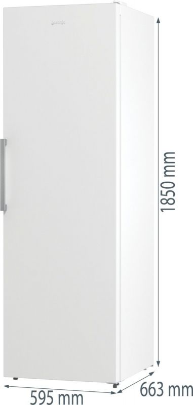 Холодильна камера Gorenje, 186x60х66, 398л, А+, електронне упр, зона св-ті, білий