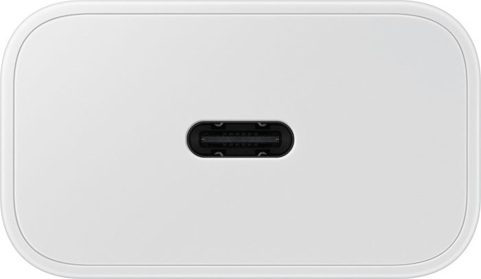Зарядний пристрій мережевий Samsung 25Вт USB-С, кабель USB-C > USB-C, 1м, білий