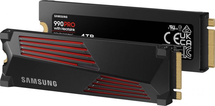 Накопичувач SSD Samsung M.2 4TB PCIe 4.0 990PRO + радіатор