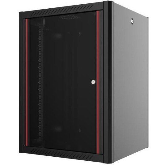 Шафа MIRSAN 19", 7U, WTN, 600x600 мм, чорна