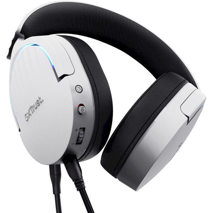 Гарнітура ігрова Trust GXT 490 FAYZO, 7.1, USB-A, 2м, білий