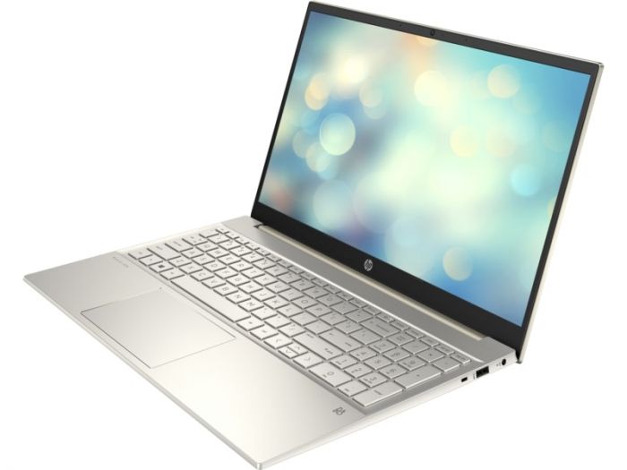 Ноутбук HP Pavilion 15-eh1127ua 15.6" FHD IPS AG, AMD R7-5700U, 16GB, F1024GB, UMA, Win11, золотистий