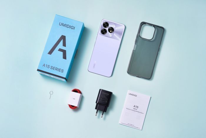 Смартфон UMIDIGI A15C (MP34) 6.7" 8/128ГБ, 2SIM, 5000мА·год, фіолетовий