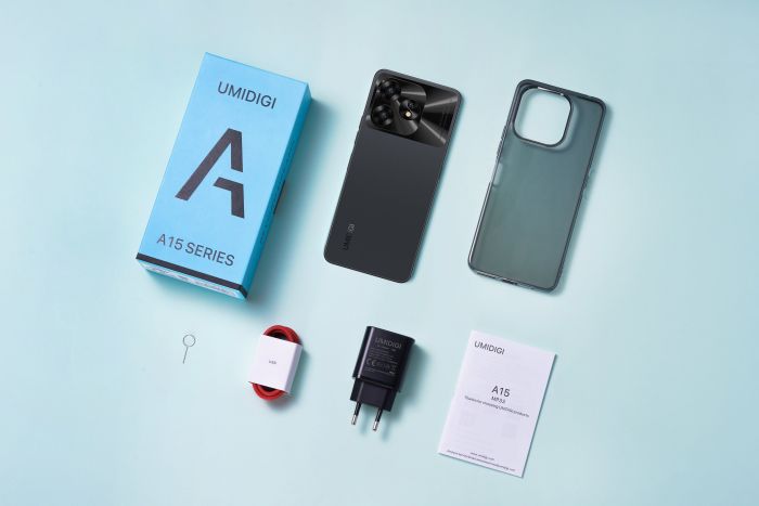 Смартфон UMIDIGI A15C (MP34) 6.7" 8/128ГБ, 2SIM, 5000мА·год, чорний
