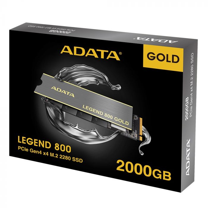 Накопичувач SSD ADATA M.2 2TB PCIe 4.0 XPG LEGEND 800 GOLD
