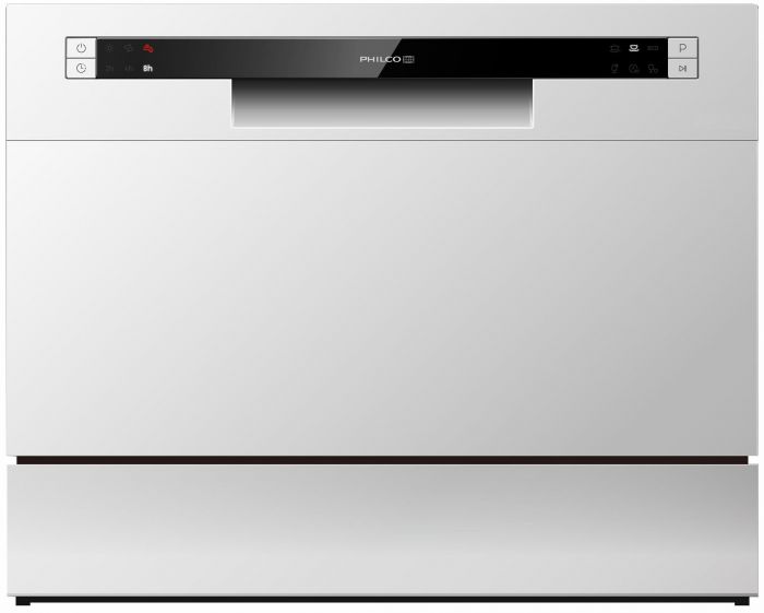 Посудомийна машина Philco настільна, 6компл., F, 55см, дисплей, білий