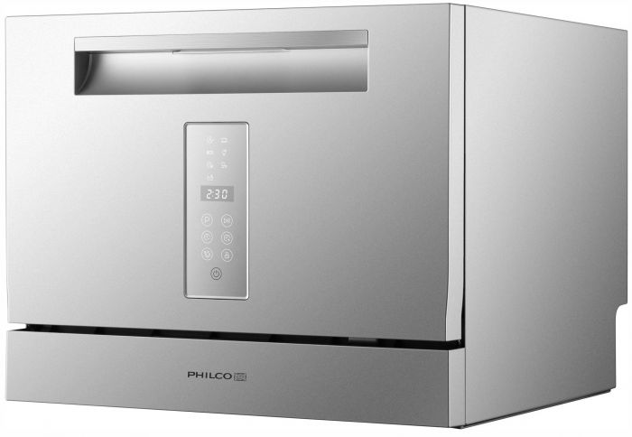 Посудомийна машина Philco настільна, 6компл., F, 55см, дисплей, білий