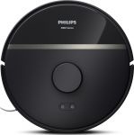 Робот-пилосос Philips Series 3000, h=34см, вологе прибирання, конт пил -0.35л, вода -0.3л, автон. робота до 200хв, НЕРА 11, чорний