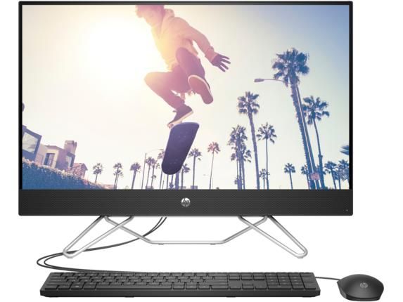 Комп'ютер персональний моноблок HP All-in-One 23.8" FHD IPS AG, AMD Ryzen5 5500U, 8GB, F512GB, UMA, кл+м, DOS, чорний