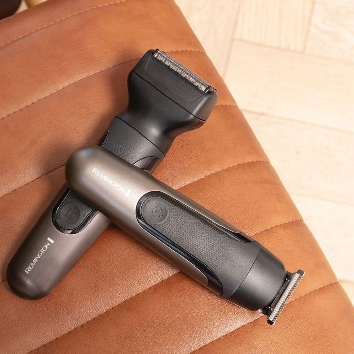 Тример Remington One, для бороди, вусів, голови, носа та тіла, акум., насадок-9, 60 хвил роботи, сталь, чорний