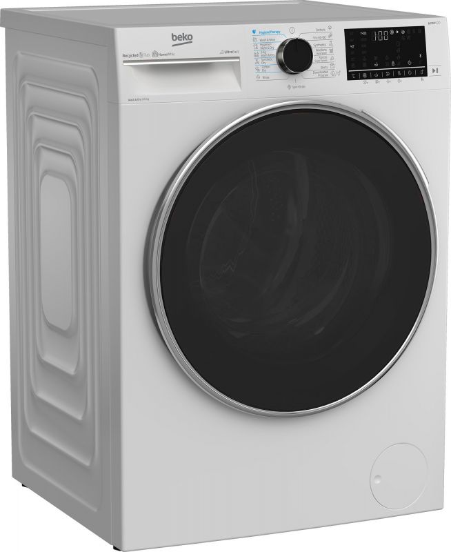 Прально-сушильна машина Beko фронтальна, 9(6)кг, 1400, D, 60см, дисплей, білий
