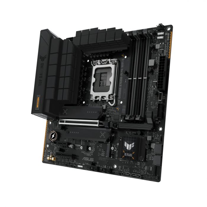 Материнcька плата ASUS TUF GAMING B760M-PLUS WIFI II s1700 B760 4xDDR5 M.2 HDMI DP Wi-Fi BT mATX