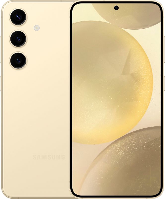 Смартфон Samsung Galaxy S24 5G (S921) 6.2' 8/128ГБ, 2SIM, 4000мА•год, жовтий бурштиновий