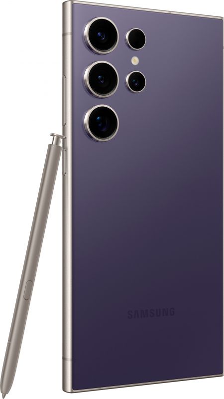Смартфон Samsung Galaxy S24 Ultra 5G (S928) 6.8' 12/256ГБ, 2SIM, 5000мА•год, фіолетовий титановий