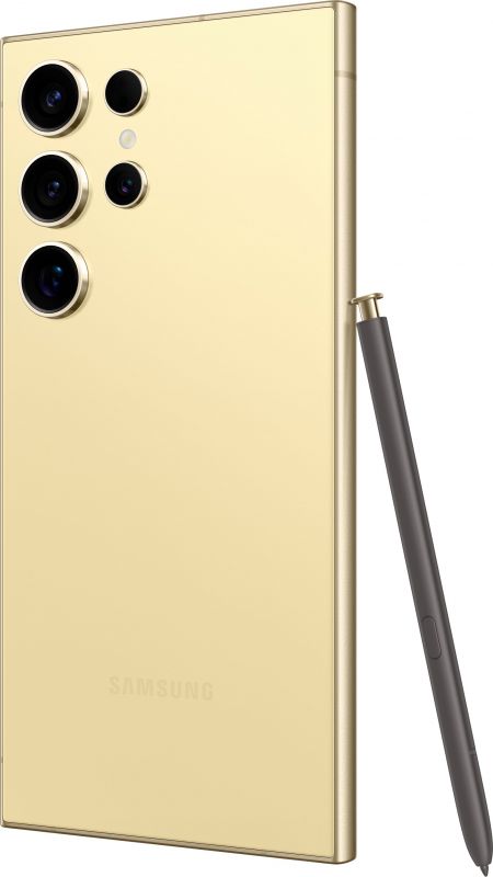 Смартфон Samsung Galaxy S24 Ultra 5G (S928) 6.8' 12/512ГБ, 2SIM, 5000мА•год, жовтий титановий