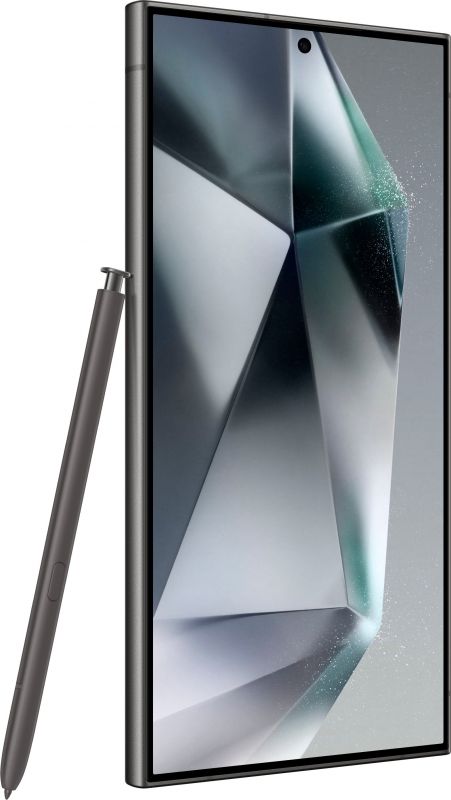 Смартфон Samsung Galaxy S24 Ultra 5G (S928) 6.8' 12/256ГБ, 2SIM, 5000мА•год, чорний титановий